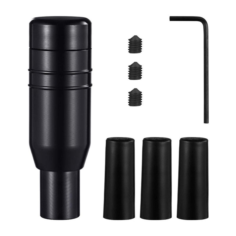 WINOMO Automatic Car Stick Shift Knob Cover Lever Universal Fit (Black, Random Color of Screws) - Image 1